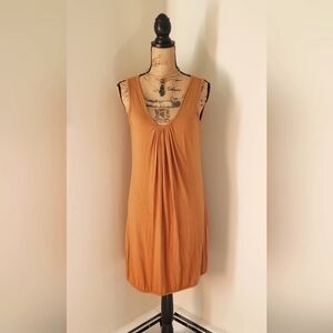 Light & Airy Sleeveless Caramel Dress